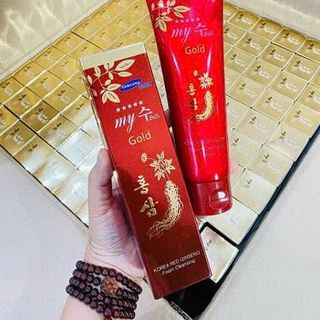 Sữa Rửa Mặt Nhân Sâm Đỏ My Gold 130ml.