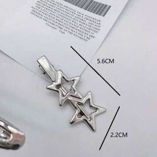 KẸP TÓC KIM LOẠI MẠ BẠC