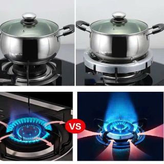 KIỀNG CHẮN GIÓ BẾP GA MÀU TRẮNG