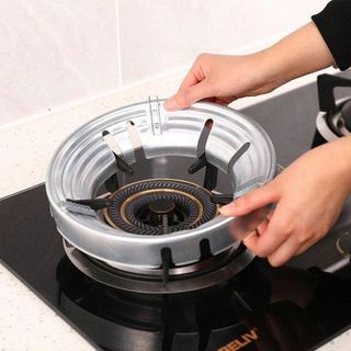 KIỀNG CHẮN GIÓ BẾP GA MÀU TRẮNG