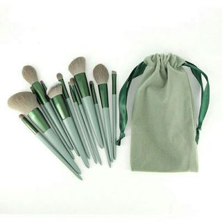 Bộ cọ trang điểm - Cọ makeup 13 món kèm túi đựng.