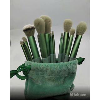 Bộ cọ trang điểm - Cọ makeup 13 món kèm túi đựng.