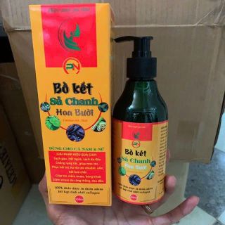 Dầu gội bồ kết sả chanh hoa bưởi 300ml .