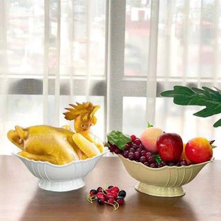 BÁT ĐĨA NHỰA ĐỰNG GÀ CÚNG NGUYÊN CON
