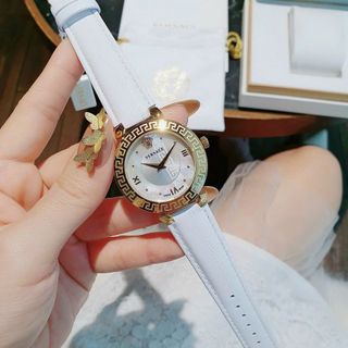 XẢ KHO ĐỒNG HỒ NỮ CAO CẤP VERSAT DÂY DA MẶT TRÒN