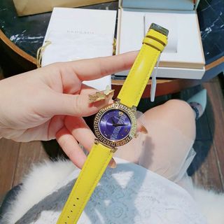 XẢ KHO ĐỒNG HỒ NỮ CAO CẤP VERSAT DÂY DA MẶT TRÒN