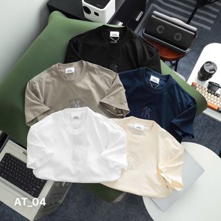 Áo thun nam. chất cotton 4c 100%  ( định lượng 240gsm) , mịn , thấm hút tốt, Full tem tag mạc  . LOGO IN THÊU SẮC NÉT