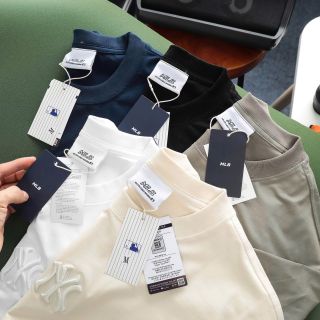 Áo thun nam. chất cotton 4c 100%  ( định lượng 240gsm) , mịn , thấm hút tốt, Full tem tag mạc  . LOGO IN THÊU SẮC NÉT