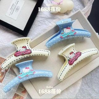 GẤP TÓC MIKA HELLO KITTY ĐƯỜNG KẺ