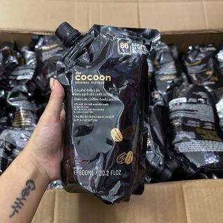 Tẩy tế bào chết body Cocoon Cà phê Đắk Lắk- Túi Refill 600ml.