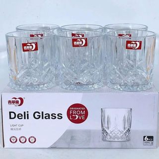 Bộ 6 Cốc Thủy Tinh 340ML KB036-1 ( THÙNG 8B )