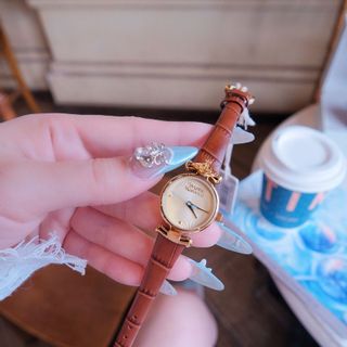 ĐỒNG HỒ NỮ CAO CẤP VIVIEN MÁIDA GOLD DÂY DA FULLBOX