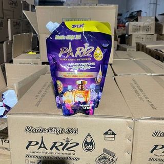 Nước Giặt Xả Pariz 1,2kg Màu Tím (Thùng 12 Túi)