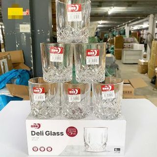 Bộ 6 Cốc Thủy Tinh "KB036-1" 218ml (THÙNG 12B)