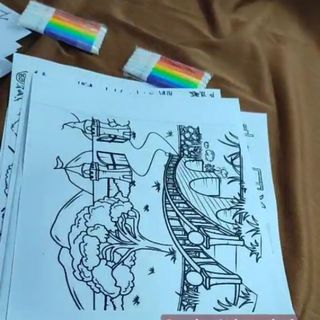 Combo 6 tranh a4 kèm 6 bút lông=10k...... hàng luôn có sẵn, tranh có gần 1000 mẫu nha các bạn..1 bộ 10k gồm 6 tranh và 6 cây bút lông Siêu rẻ