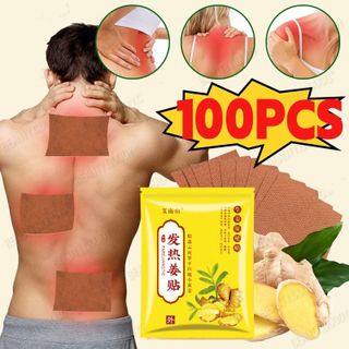 Gói 100 Miếng Dán Gừng Ngãi Cứu Đau Vai Gáy FAREJIANGTIE