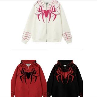 Áo khoác nam nữ hình nhện phù hợp chơi Halloween