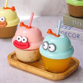Cốc Thủy Tinh Cute Mặt Hề ( THÙNG 100C )