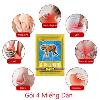 Gói 4 Miếng Cao Dán Con Cọp, Gói 4 Miếng Cao Dán Con Hổ the plaster far infrared anti-inflammatory analgesic, Anhui Ruikang Pharmaceutial