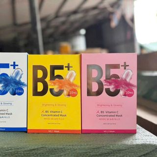 Hộp 10 miếng Mặt Nạ B5+ Brightening & Glowing B5 Vitamin C Concentrated Mask (Mẫu Mới)