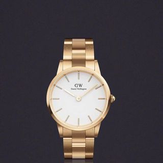 ĐỒNG HỒ NAM NỮ CAO CẤP DANIEL W ICONIC LINK DÂY THÉP GOLD ROSE FULLBOX TEM HÃNG