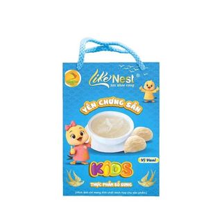 Yến Sào Like Nest Kids Vani Mới (Thùng 18 Lốc x 4 Hủ)
