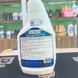 XỊT ĐA NĂNG DR NATRO CHÍNH HÃNG 500ML XÓA SẠCH CẶN CANXI,BẨN,Ố VÀNG BỀ MẶT ĐỒ GIA DỤNG