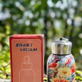 BÌNH GIỮ NHIỆT INOX 300ML HỌA TIẾT HOA 3D