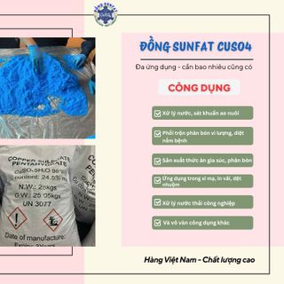 Đồng Sunfat Ứng Dụng