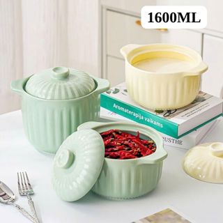 HỦ ĐỰNG DẦU MỠ SỌC TRƠN 1600ML