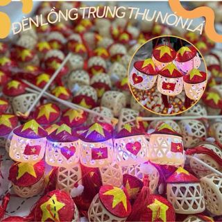 LỒNG ĐÈN TRUNG THU HÍNH NÓN LÁ YÊU NƯỚC PHÁT SÁNG