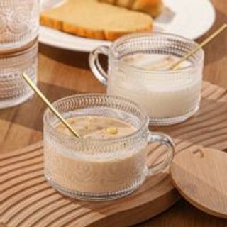 Cốc thủy tinh set 2 cốc quai Kim Cương 400ml ( THÙNG 24B)