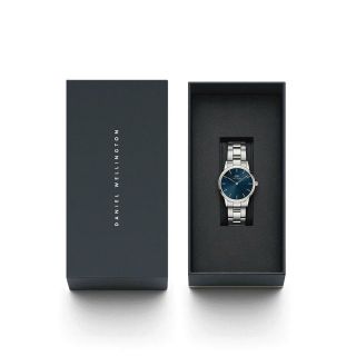 ĐỒNG HỒ NAM NỮ CAO CẤP DANIEL W ICONIC ARCTIC BẠC MẶT XANH FULLBOX TEM