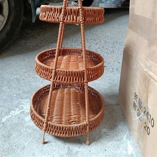 Nhựa _4282 khay mây 3 tầng (THÙNG 18C)