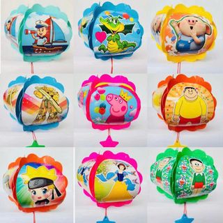 LỒNG ĐÈN TRUNG THU 5 MÃNH CÓ ĐÈN NHẠC