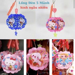 LỒNG ĐÈN TRUNG THU 5 MÃNH CÓ ĐÈN NHẠC
