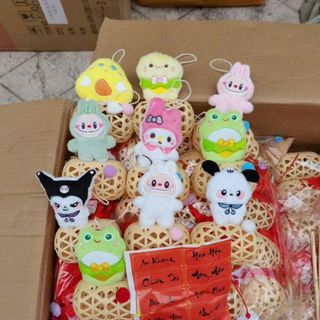 LỒNG ĐÈN TRUNG THU HÌNH GIỎ TRE LABUBU