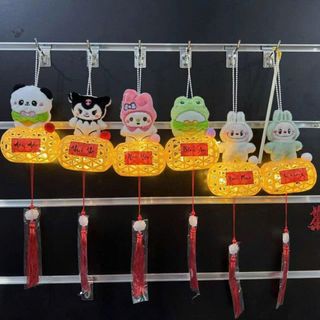 LỒNG ĐÈN TRUNG THU HÌNH GIỎ TRE LABUBU