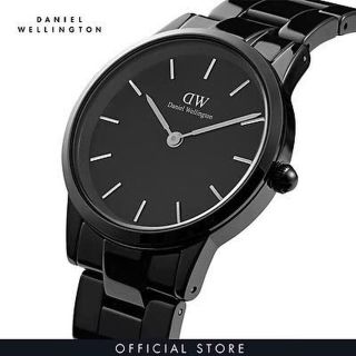 ĐỒNG HỒ NAM CAO CẤP DANIEL W ICONIC CERAMIC ĐEN  FULLBOX TEM