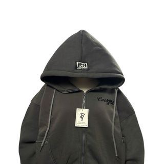 Áo Khoác Dây Kéo Phao logo thêu Coolgirl Form Boxy Cánh Dơi