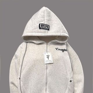 Áo Khoác Dây Kéo Phao logo thêu Coolgirl Form Boxy Cánh Dơi