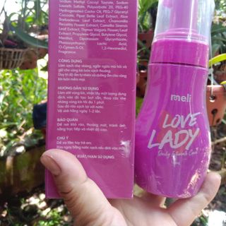 Hàng chính hãng dung dịch vệ sinh love Lady meli Hoàng Hường 140ml