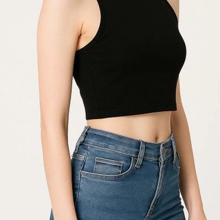 Áo Croptop Nữ CS211 cổ tròn ba lỗ sát nách, thun co giãn 4 chiều, vải đẹp dày, thoáng mát.