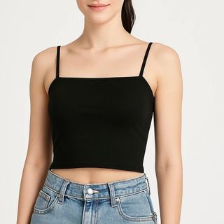 Áo Hai Dây Croptop Nữ CS111 quây ngực ôm body, thun co giãn 4 chiều, vải đẹp dày, thoáng mát