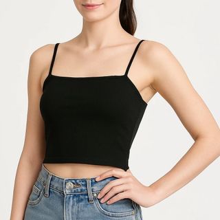 Áo Hai Dây Croptop Nữ CS111 quây ngực ôm body, thun co giãn 4 chiều, vải đẹp dày, thoáng mát