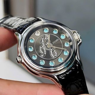 XẢ KHO SET ĐỒNG HỒ NỮ SIÊU CẤP PENDI MẶT ĐÁ XOAY KÈM DÂY HÃNG FULLBOX