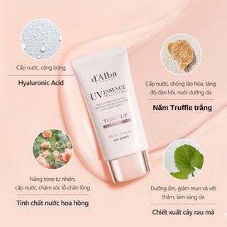 Kem chống nắng nâng tông da d' Alba Waterfull Tone-up Sun Cream SPF 50+ 50ml