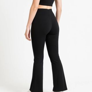 Quần Legging Ống Loe Cạp Cao MS721 dài túi trước cao cấp, thun co giãn 4 chiều, vải đẹp dày.