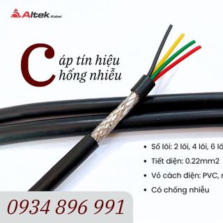 Cáp Tín Hiệu Chống Nhiễu 2×0.22mm – Dây Tín Hiệu 2x24AWG Altek Kabel