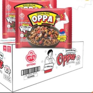 Mì tôm chua cay/ bò hầm/ tương đen sườn heo Oppa Ottogi thùng 30 gói 65gr